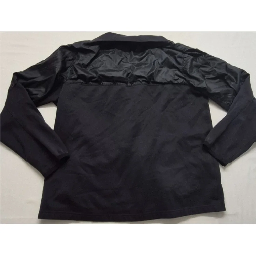 Nike Therma-Fit women's black full zip athletic jacket LG pockets/fleece‎